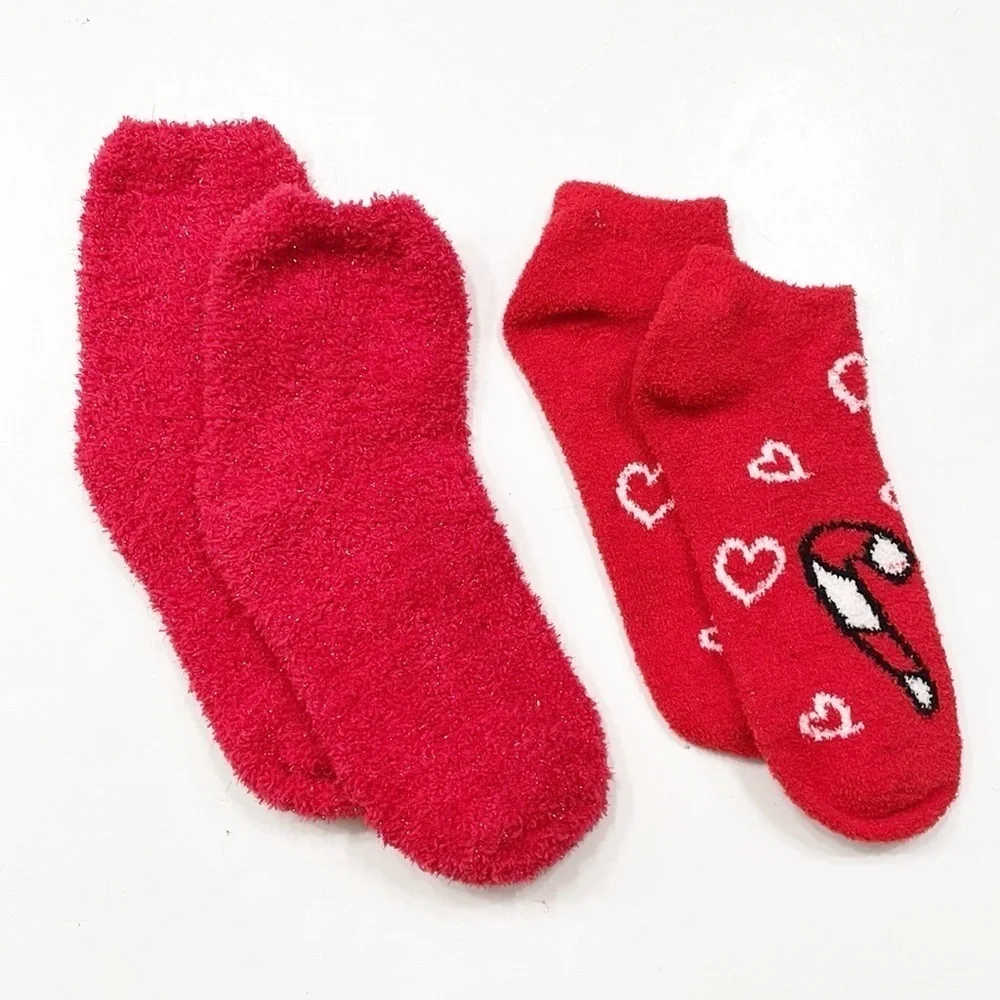 Fleece Christmas socks